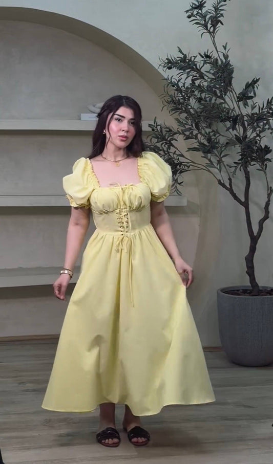 Robe jaune