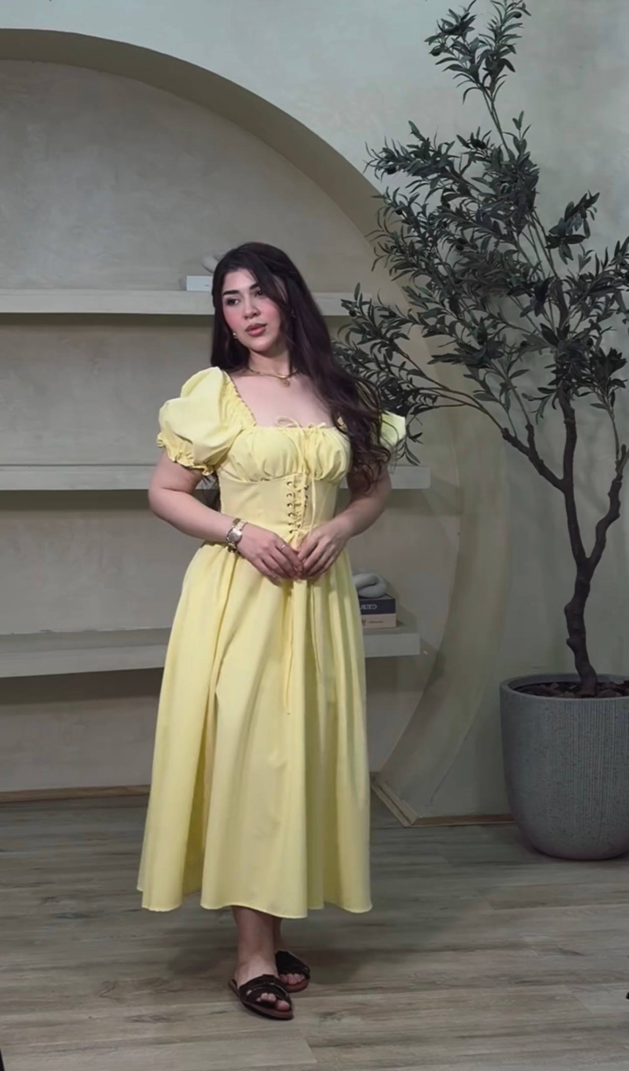 Robe jaune