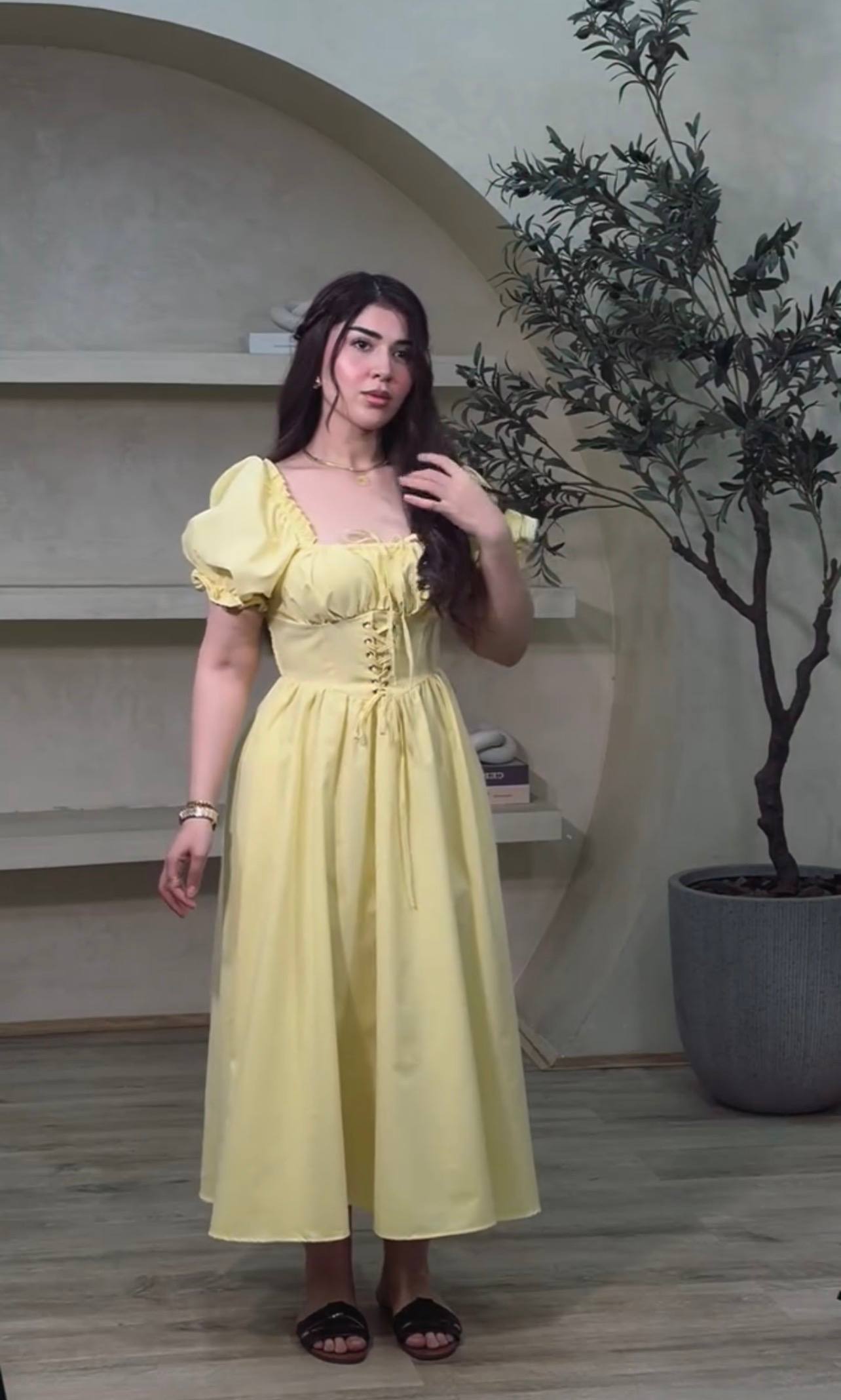 Robe jaune