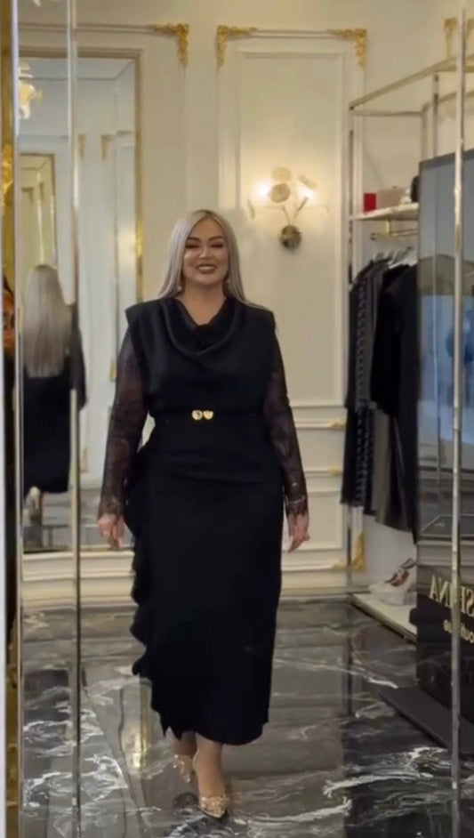 Robe avec dentelle