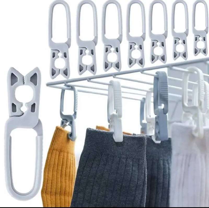 Pack مشابك الغسيل النظيفة (60 قطعة قابلة لإعادة الإستعمال)